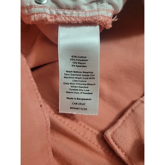 Talbots Simply Flattering Collection Denim Jean Jegging Size 10 Pink - Picture 10 of 10